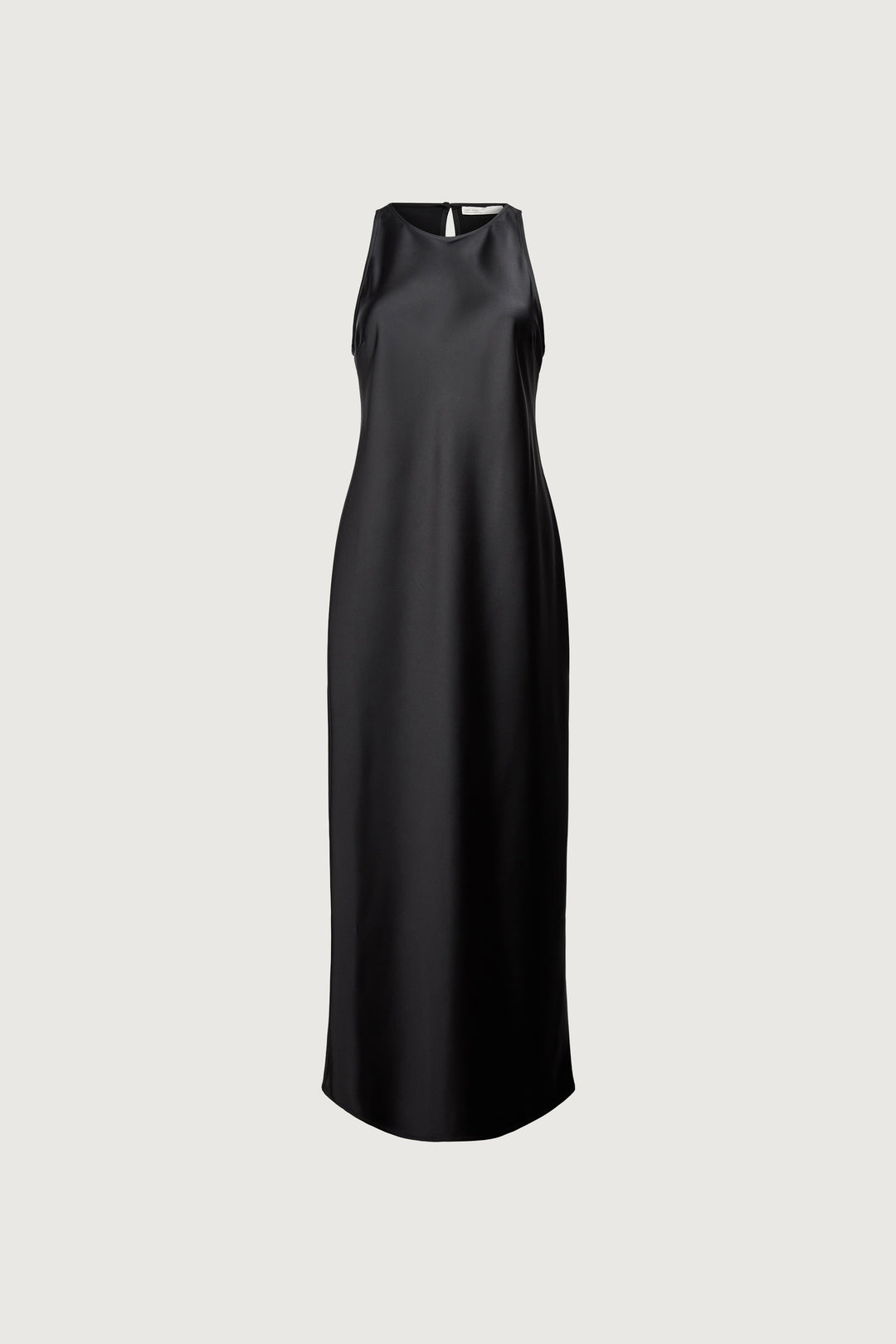 SLEEVELESS MIDI SATIN DRESS