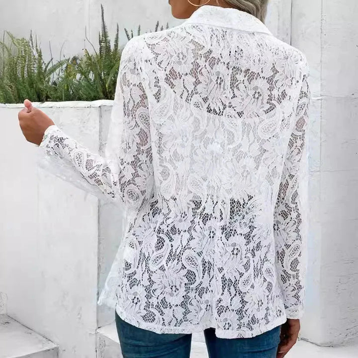 Félicie - Elegance in Lace Lightweight and Chic Blazer